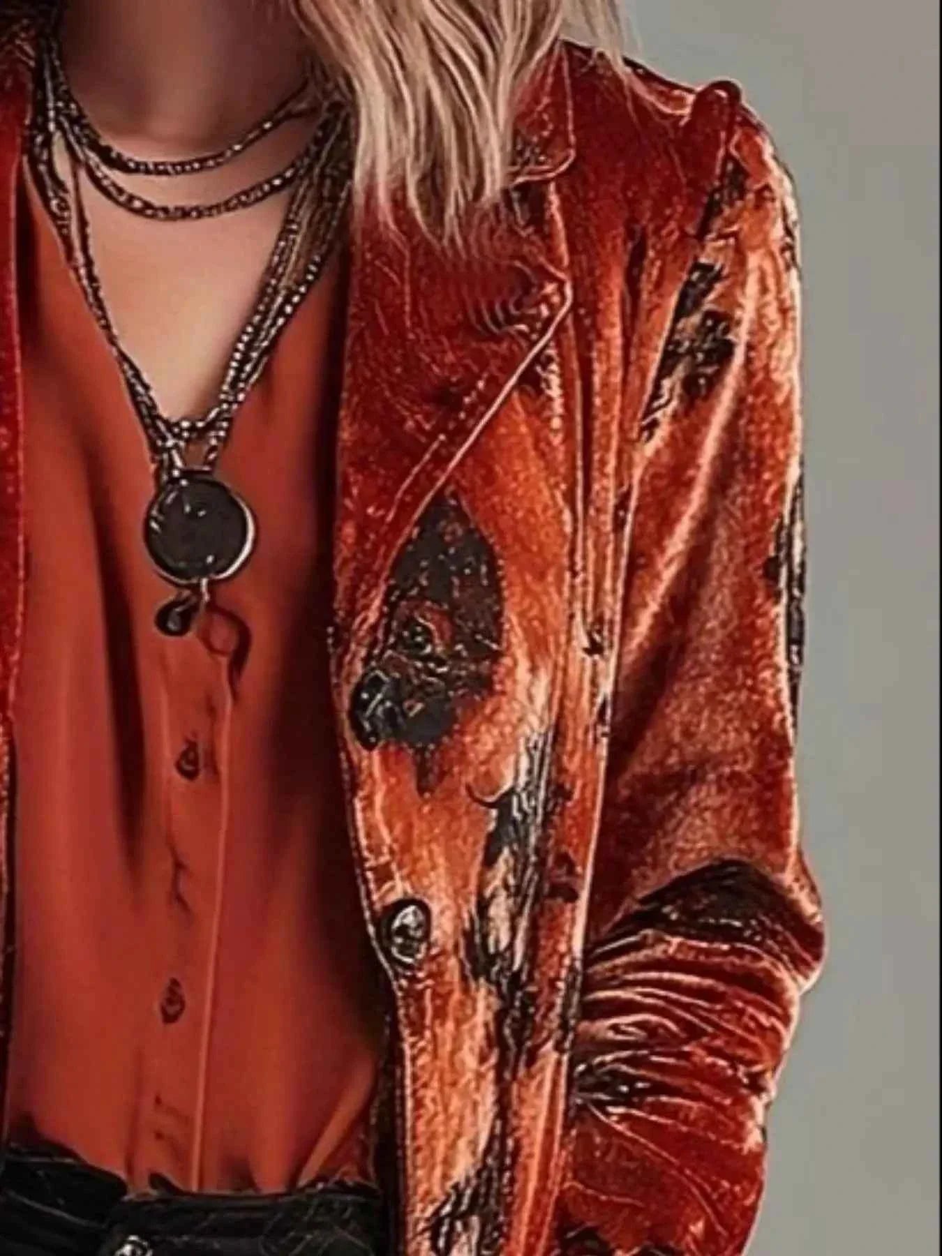 Women's Retro Suede Jacket
