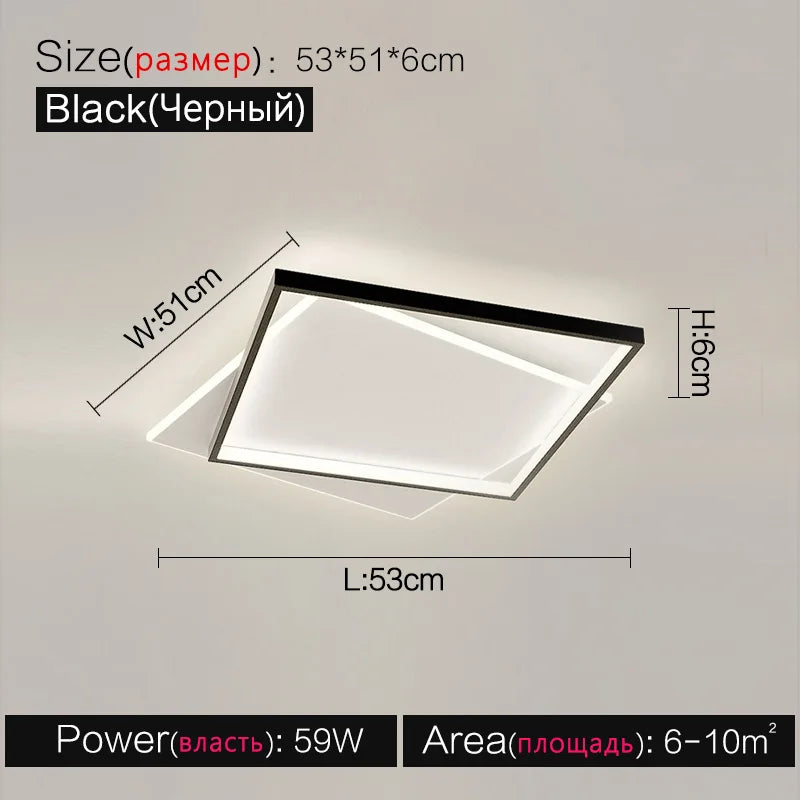 DecorBites™ LED Ceiling Lamp Set - Modern Minimalist Nordic Bedroom Living Room Lighting