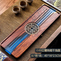 DecorBites™ Handmade Wood Resin Tea Tray | Bubble Tea Table Home Kung Fu Set