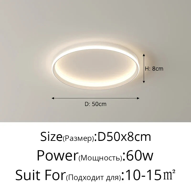 DecorBites™ LED Ceiling Chandelier for Living Room Kitchen Dining Study Modern Indoor Lighting
