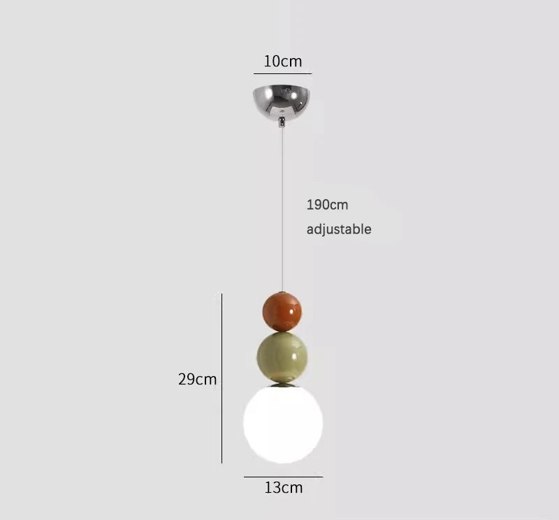 DecorBites™ Cream Style Modern Minimalist Nordic Pendant Light for Master Bedroom