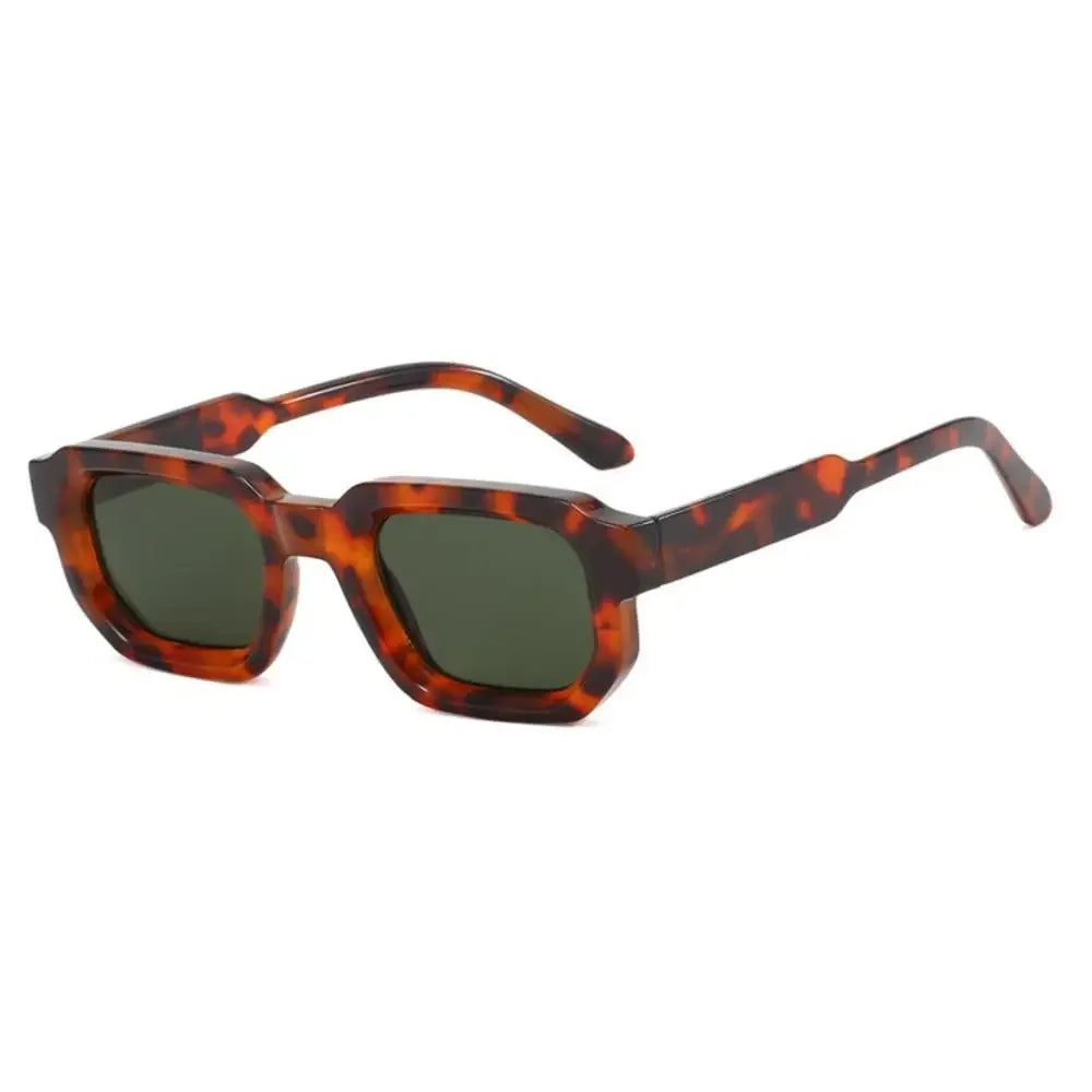 Men Vintage Rectangle Frame Sunglasses UV400