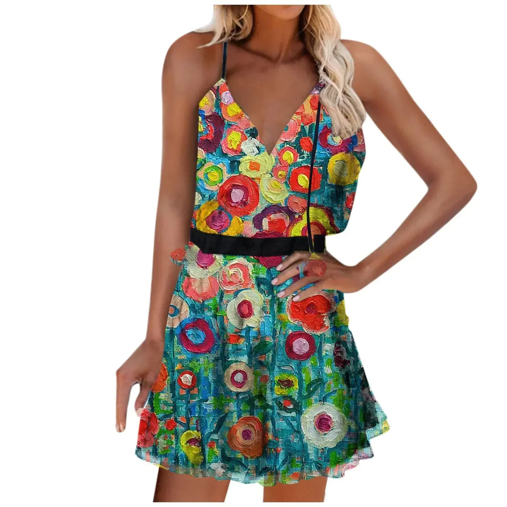 Beach Boho Printed Dress
