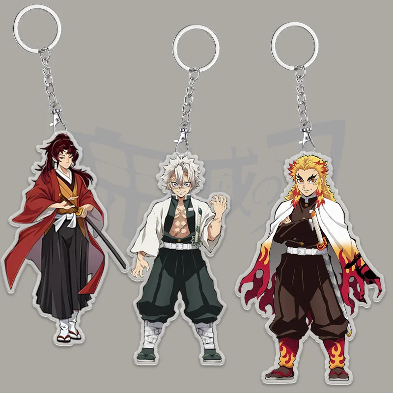 Demon Slayer Keychain: Tanjiro 6cm Acrylic Bag Pendant