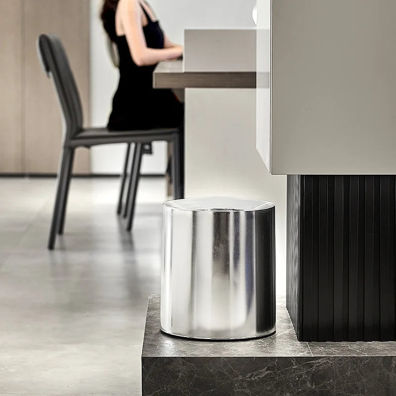 DecorBites™ Large Capacity Modern Waste Bins for Home and Kitchen