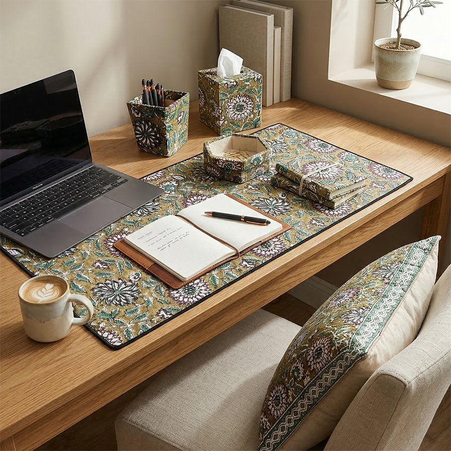 Sage Haven: Office-in-a-Box Decor Set