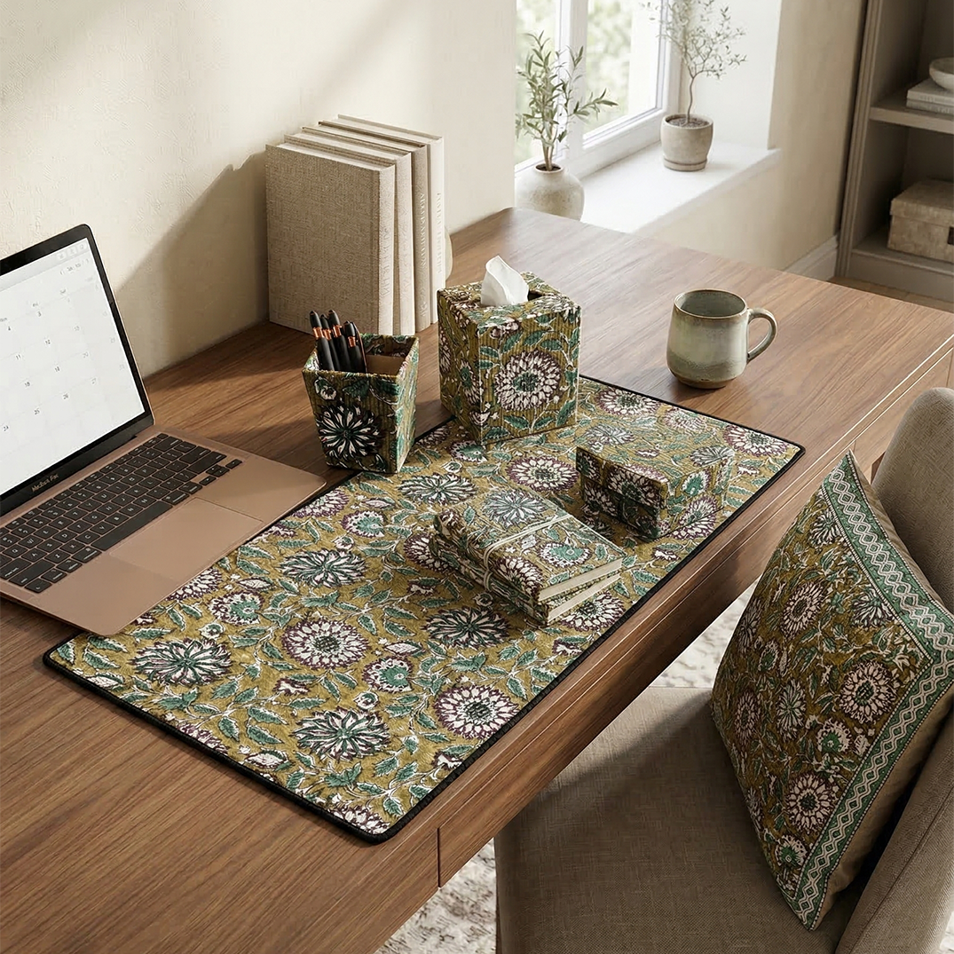 Sage Haven: Office-in-a-Box Decor Set