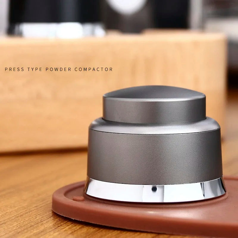 DecorBites™ Adjustable Coffee Tamper | Stainless Steel Flat Base | Barista Tool