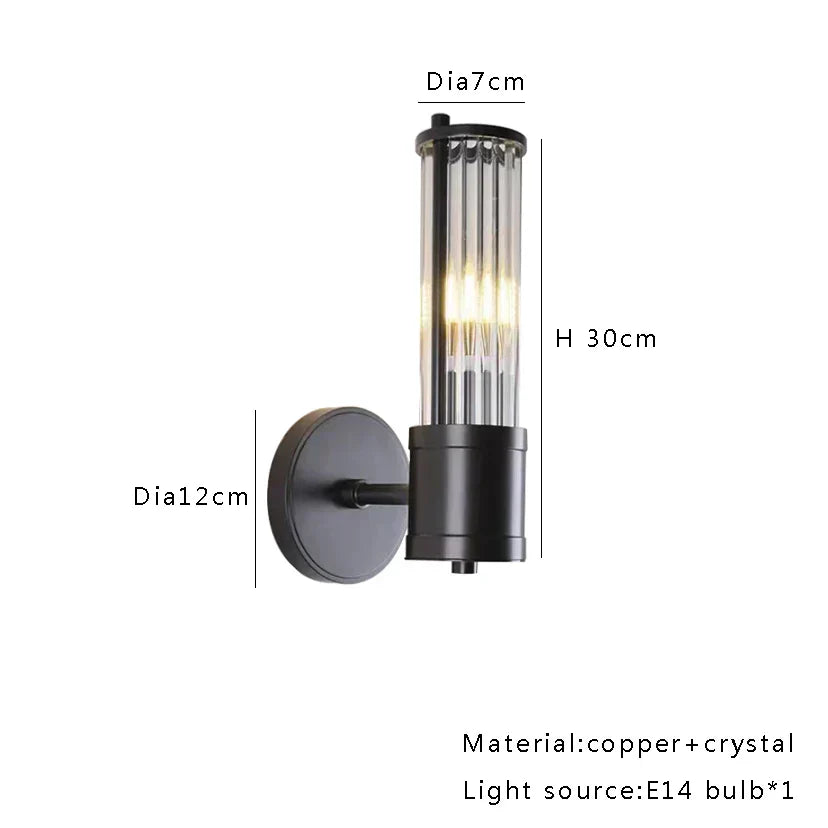 DecorBites™ Black Crystal Glass Rectangle Chandeliers for Dining Room - Luxury Retro Hanglamp