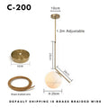 DecorBites™ Glass Ball LED Chandelier - Minimalist Nordic Art for Home, Restaurant, Bar & Bedroom