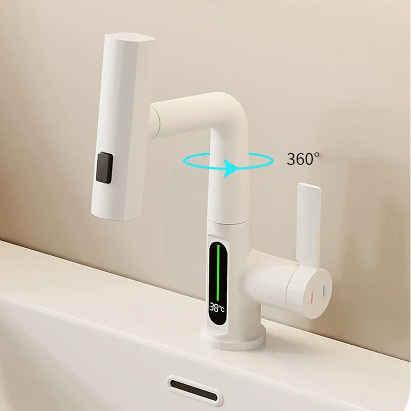 DecorBites™ Digital Display Basin Faucet with Temperature Control