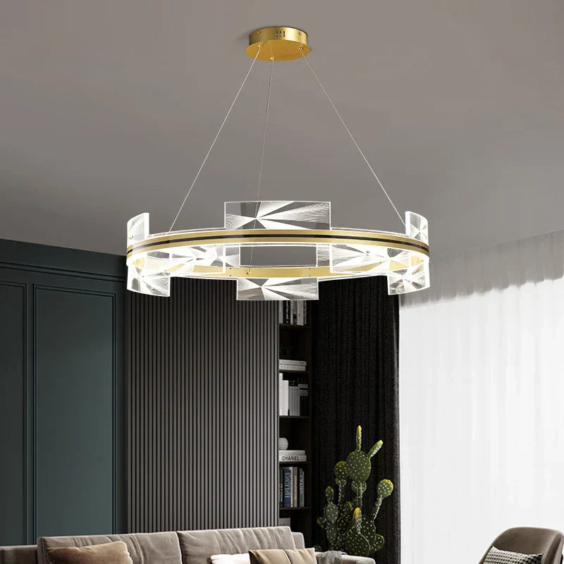 DecorBites™ Gold LED Pendant Lights Modern Living Room Dining Kitchen Bar Decor Lighting