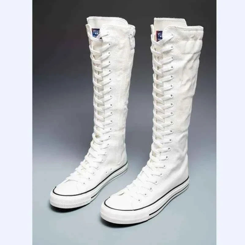 High Top Canvas Sneakers for Women
