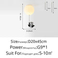 DecorBites™ Kids Cartoon Panda Polar Bear Ceiling Light Chandelier for Boys and Girls' Bedroom