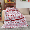 DecorBites™ Cozy Flannel Blanket for Christmas Sofa Cover in Digital Lamb Wool Nap Blanket