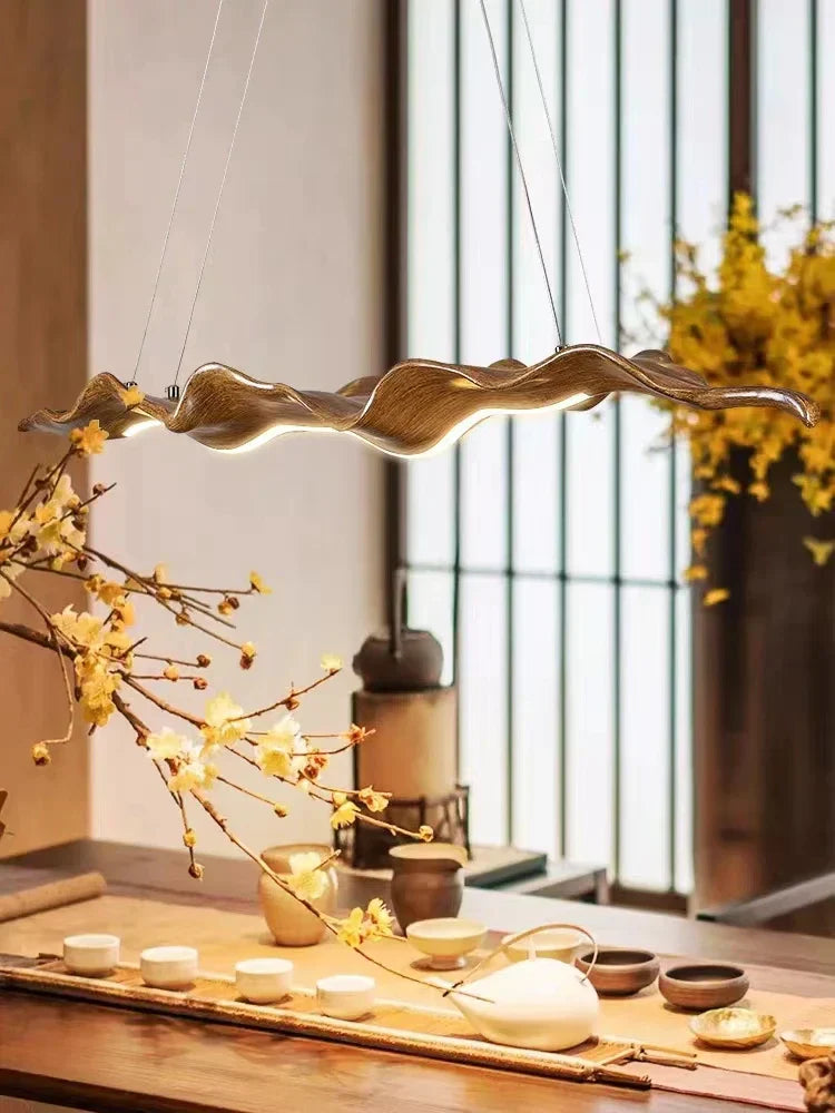 DecorBites™ Leaf Pendant Lights: Dimmable RC Hanging Lamp for Indoor Decor Lighting