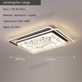 DecorBites™ Crystal Industrial Pendant Lamps Set for Modern Living Room Bedroom Kitchen Decor
