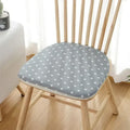 DecorBites™ Cotton Hemp Dining Chair Cushion - Nordic Print, Non-Slip, Comfortable Office & Living Decor