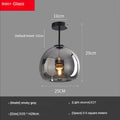 DecorBites™ Glass Ball LED Ceiling Light: Modern Nordic Living Room Bedroom Kitchen Interior Decor