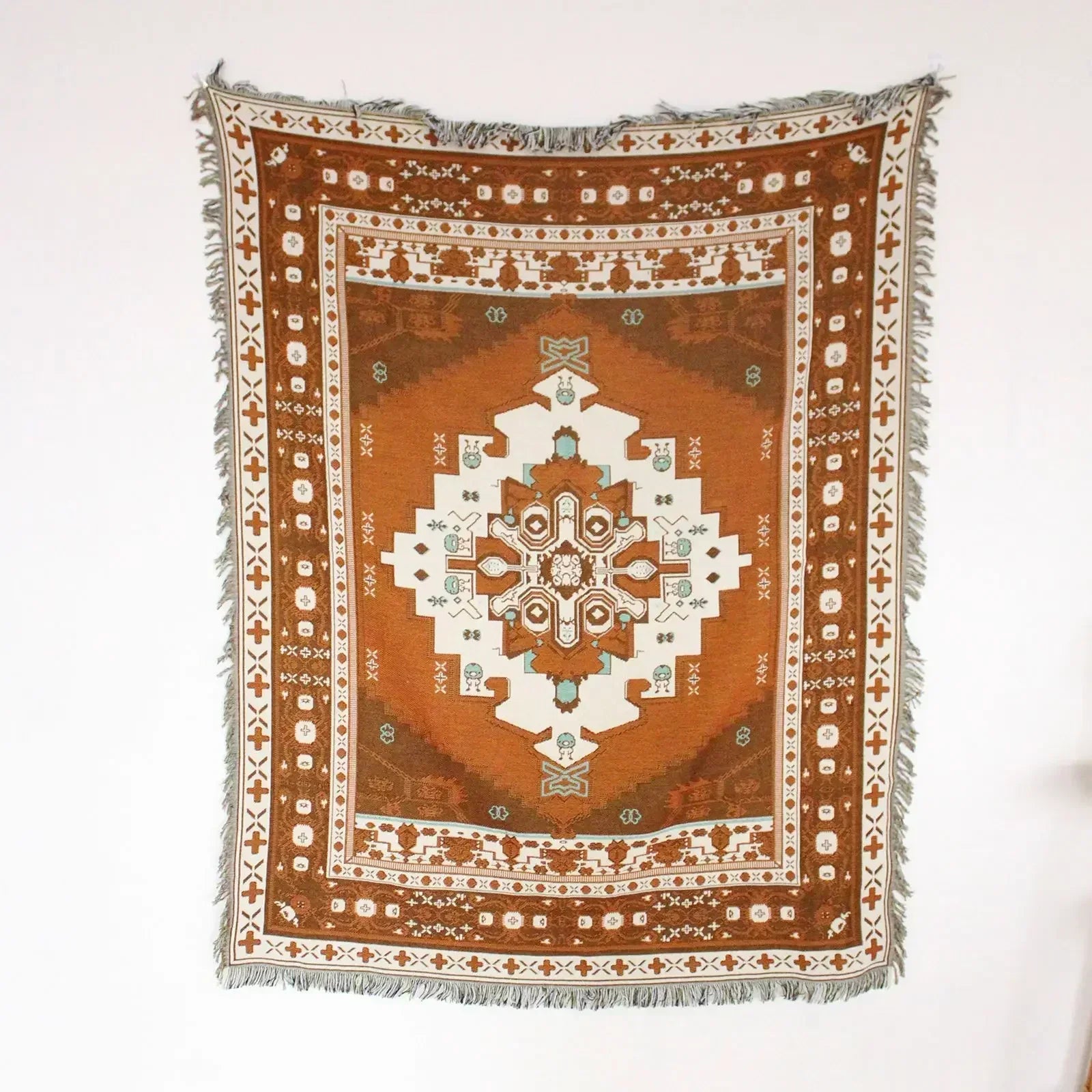 DecorBites™ Geo Tassel Picnic Mat & Sofa Cover