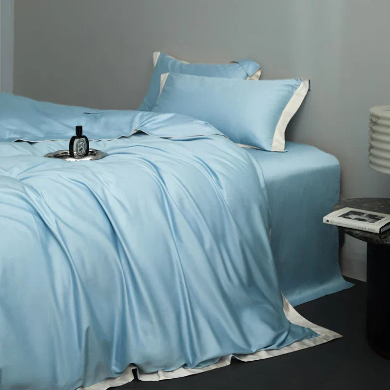 DecorBites™ Egyptian Cotton Hotel Style Bedding Set 1000TC Queen King Duvet Cover Sheet Pillowcases