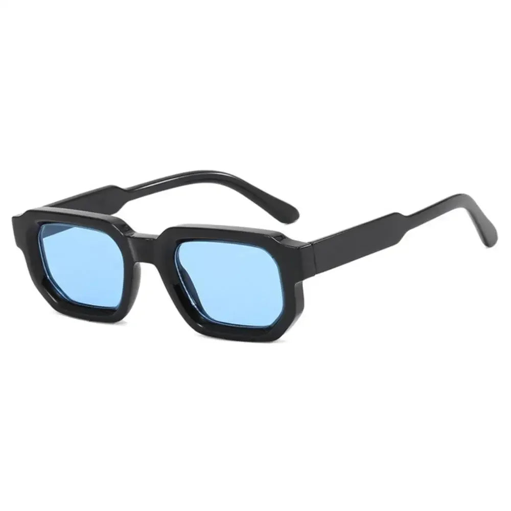 Men Vintage Rectangle Frame Sunglasses UV400