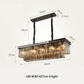 DecorBites™ Gold Black Metal LED Pendant Lights with Crystal Suspension and Chain Hangings