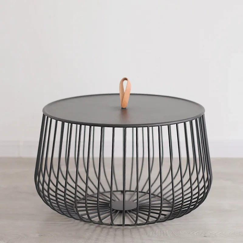 DecorBites™ Gold Pumpkin Coffee Table for Modern Living Room Décor