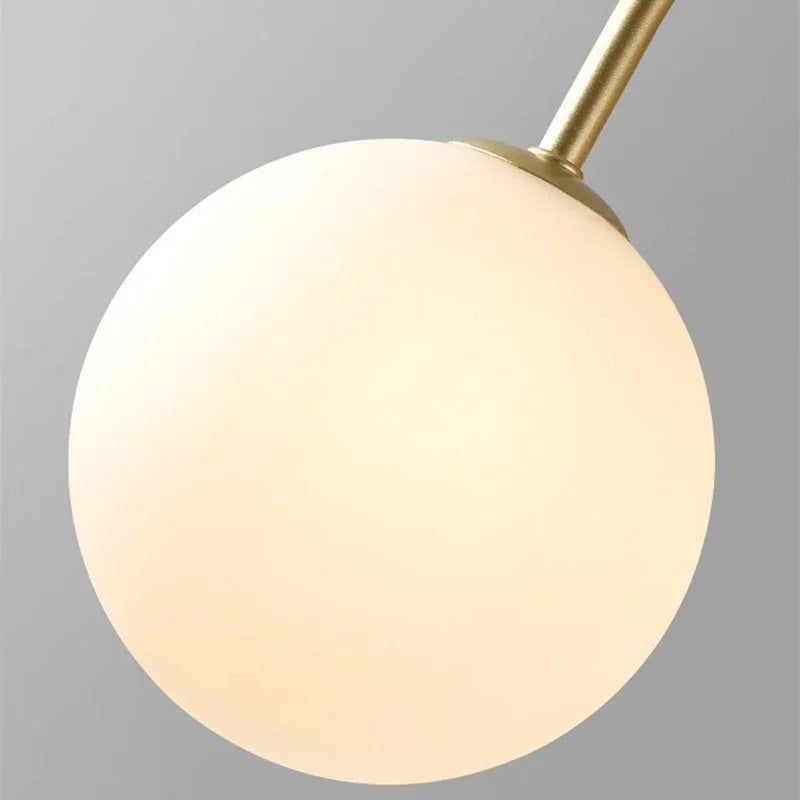 DecorBites™ Glass Ball LED Chandelier for Indoor Decor Lighting