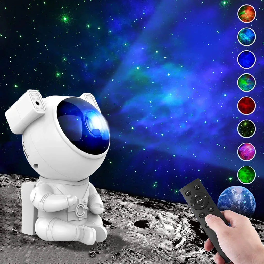 DecorBites™ Galaxy Star Projector Night Light for Bedroom Decor - Kids Birthday Gift