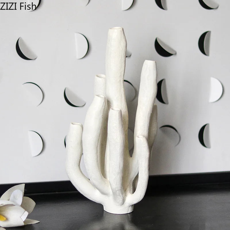DecorBites™ Coral Landscape Sculpture - Modern Desk Ornament for Room Aesthetics