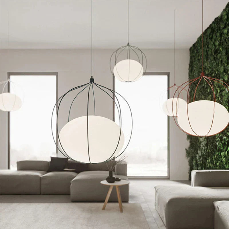DecorBites™ Birdcage Pendant Light | Nordic Design Iron Fixture for Home Dining Room & Bedroom