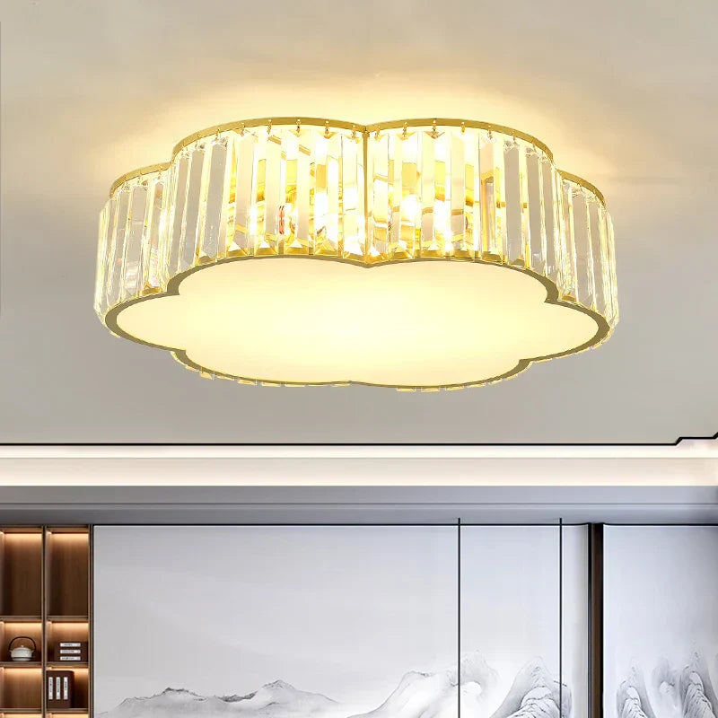 DecorBites™ Crystal Zen Ceiling Light for Living Room, Bedroom, and Dining Room