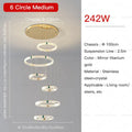 DecorBites™ Duplex Crystal Chandelier for Modern Living Room & Empty Stairwell Building