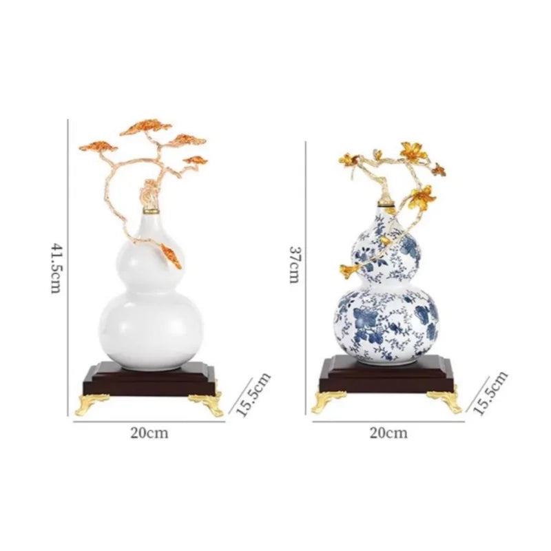 DecorBites™ Gourd Ornament Ceramic Handicrafts Home Decor Accessories