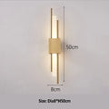 DecorBites™ Golden LED Wall Lamp for Elegant Home and Hotel Lighting