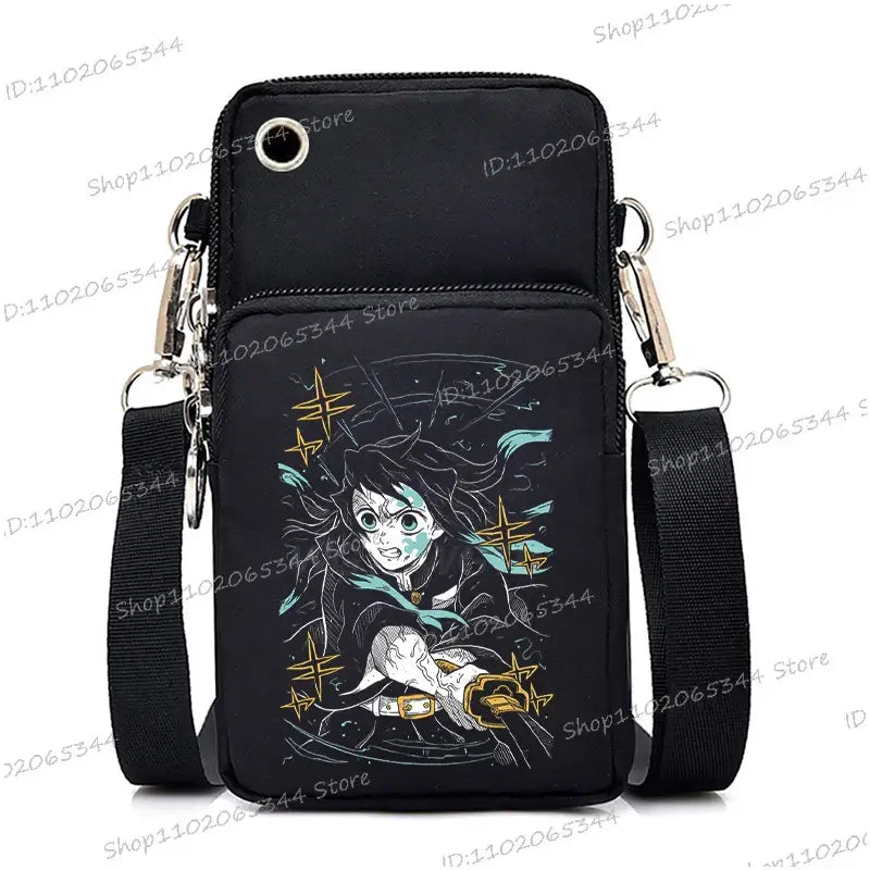 Demon Slayer Phone Bag: Nezuko & Mitsuri Crossbody Purse
