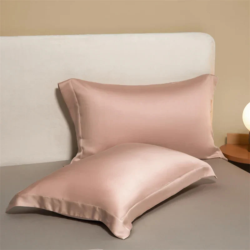 DecorBites™ Egyptian Cotton Pillowcase Set - Solid Color Pillow Shams Covers