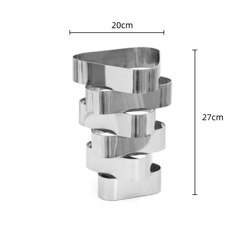 DecorBites™ Geometric Vase for Creative Flower Arrangements