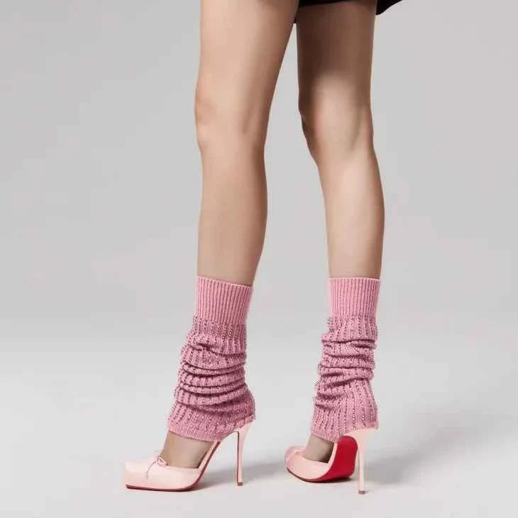 Sexy rhinestone Heels Elastic with sleeves New Arrivals