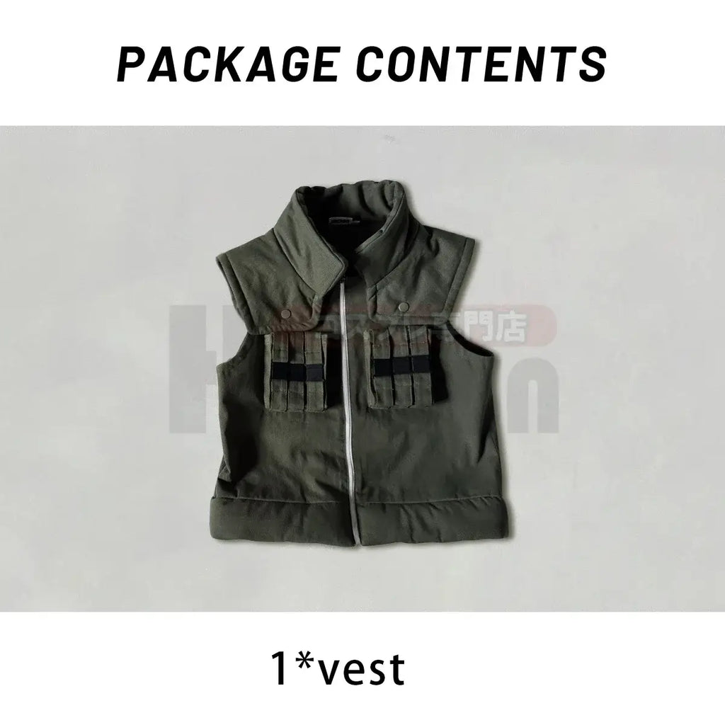 Hatake Kakashi Cosplay Costume Naruto Jonin Set