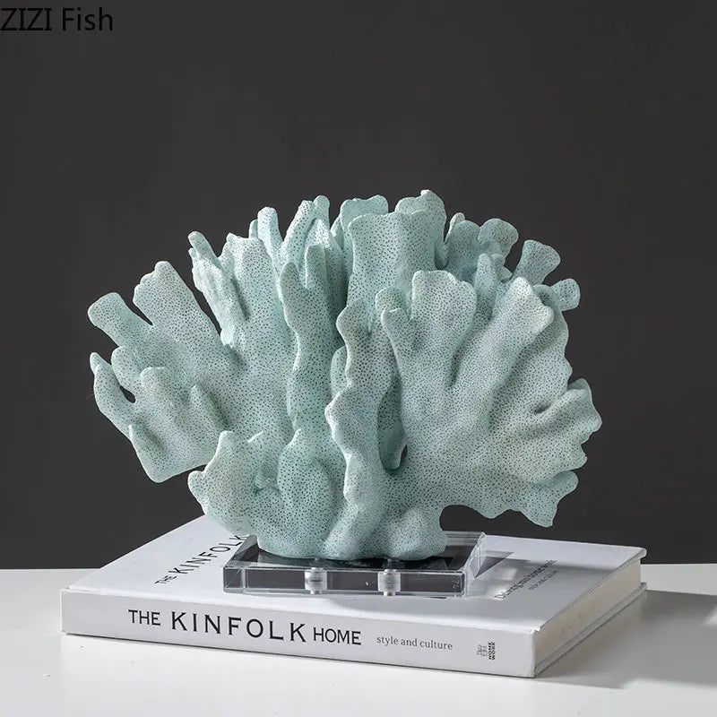 DecorBites™ Coral Resin Statue Desk Decoration Modern Home Decor Ornaments