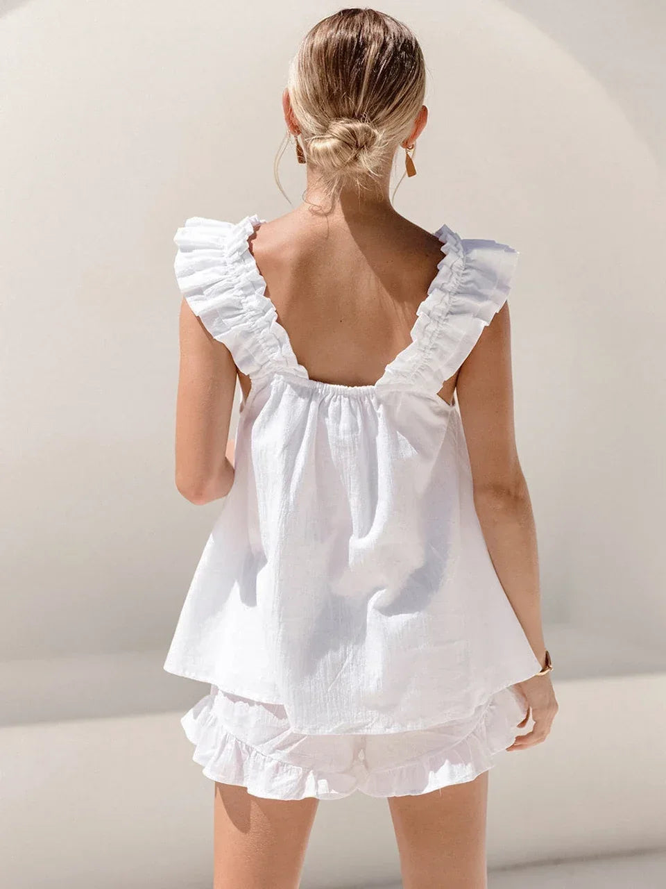Boho Cotton Sweetheart Lounge Set