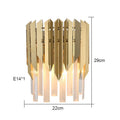 DecorBites™ Crystal Wall Lamp: Wireless Charging Light for Bedroom, Aisle, Staircase