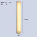 DecorBites™ Cuboid Marble LED Wall Lamp for Bedroom, Restaurant, Stairs - Dimmable Iron Lighting
