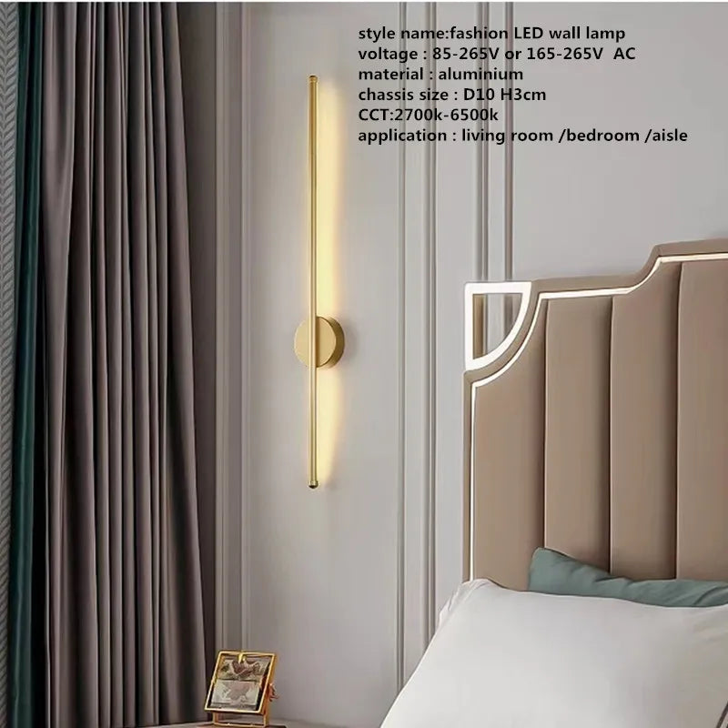 DecorBites™ Linear Tube LED Wall Lamp for Modern Interior Decor