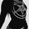 Gothic 90s Clothes Y2k Top for Women T-shirts Kpop Vintage Emo Long Sleeve Women's Cropped Babydoll Y2k Tops