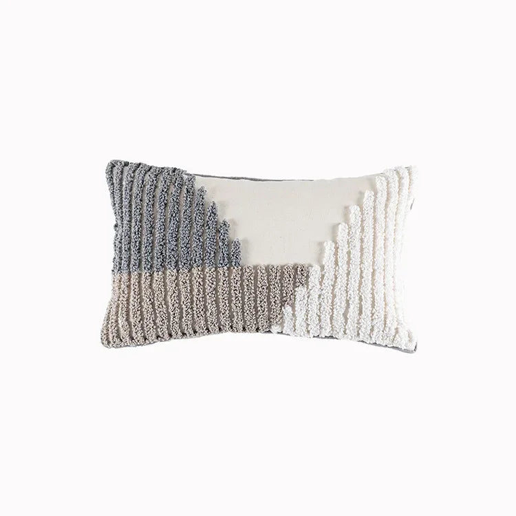 DecorBites™ Lace Tassel Cushion Tufted Sofa Pillowcase for Office Chair Pad