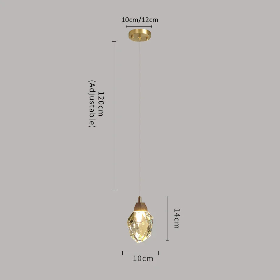 DecorBites™ Crystal LED Ceiling Chandelier: Stylish Lighting for Home Decor