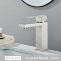 DecorBites™ Gold Stainless Steel Bathroom Basin Faucet Mixer Deck Mounted